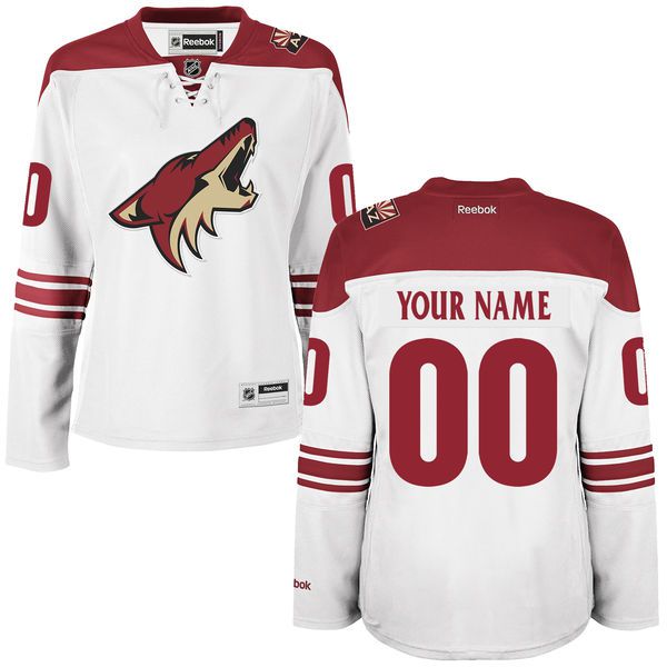 Reebok Arizona Coyotes NHL Women Premier NHL Jersey - White->customized nhl jersey->Custom Jersey